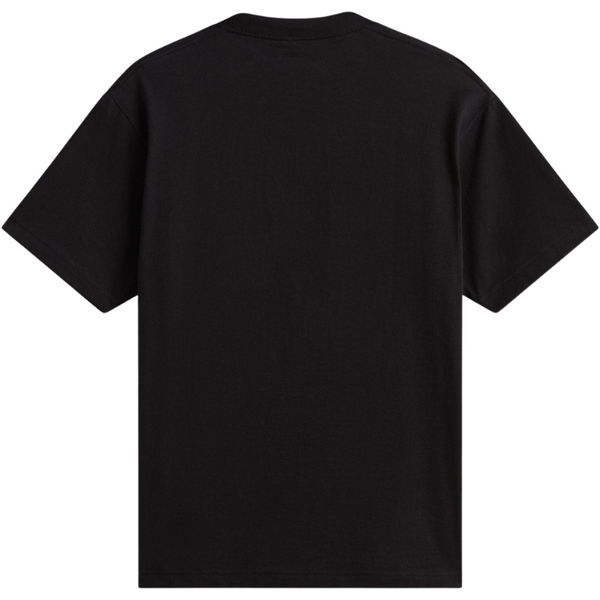 2026 Vans Mens Left Chest T-Shirt VN000TBXY28 - Black / White